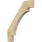 Ekena Millwork 4"W x 32"D x 40"H Merced Rough Sawn Knee Brace, Douglas Fir BRC04X32X40MRC00RDF - alternate 1